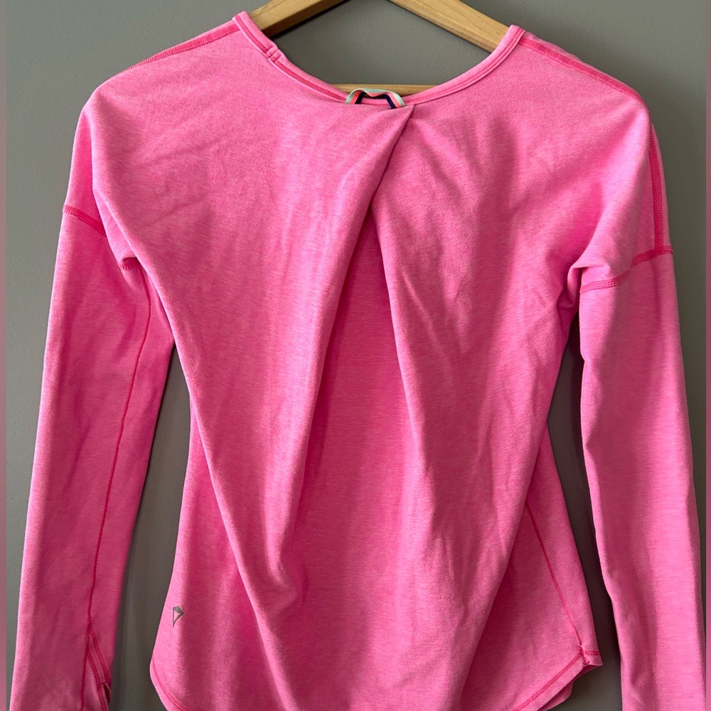 IVVIVA girls size 10 pink super soft long sleeve top